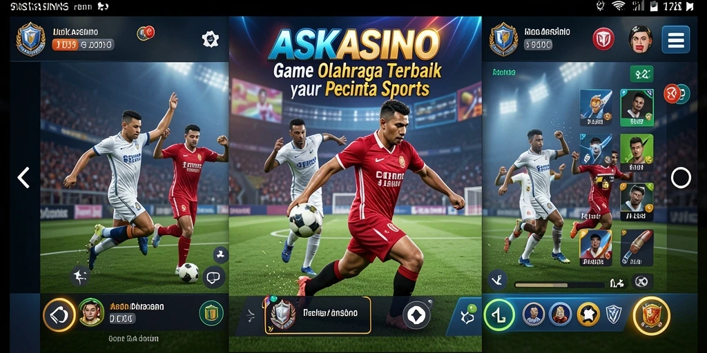 Screenshot gameplay menampilkan aksi penuh semangat dalam olahraga.