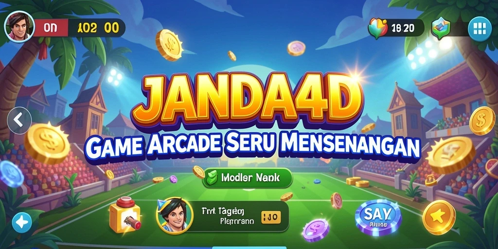 Tampilan gameplay JANDA4D yang dinamis dan penuh aksi.