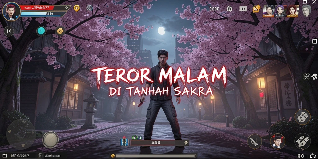 Gameplay menegangkan JEPANG77 yang menciptakan suasana mencekam.