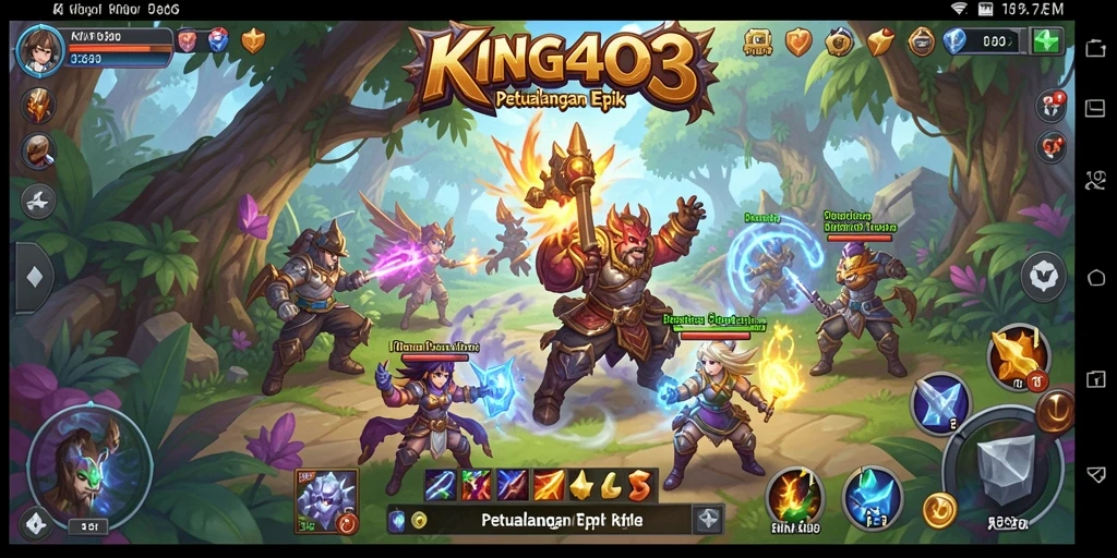 Tampilan gameplay KING403 yang menakjubkan dalam dunia RPG.