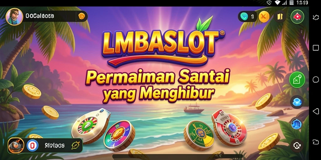 Tampilan gameplay LMBASLOT yang menyenangkan dan interaktif.