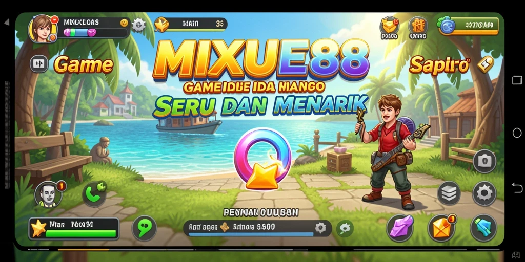 Gameplay MIXUE88 menunjukkan karakter lucu dalam aksi Idle.