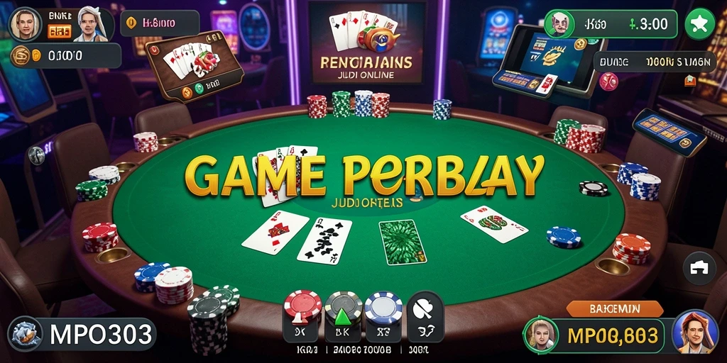 Screenshot gameplay MPO303 menampilkan aksi seru permainan Poker.