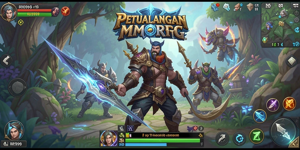Gameplay RR999 menampilkan petualangan menarik di dunia MMORPG.