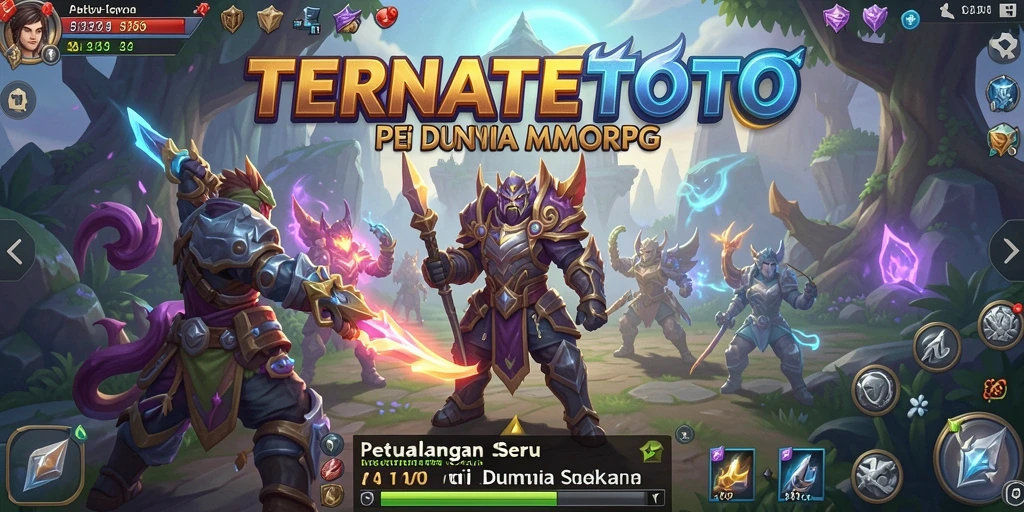 Tangkapan layar gameplay TERNATETOTO yang menampilkan pertarungan seru antara pemain.